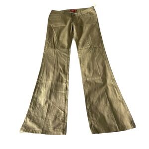 Dickies Khaki Tan Low Rise Flare Leg Workwear Trousers Pants Size 9